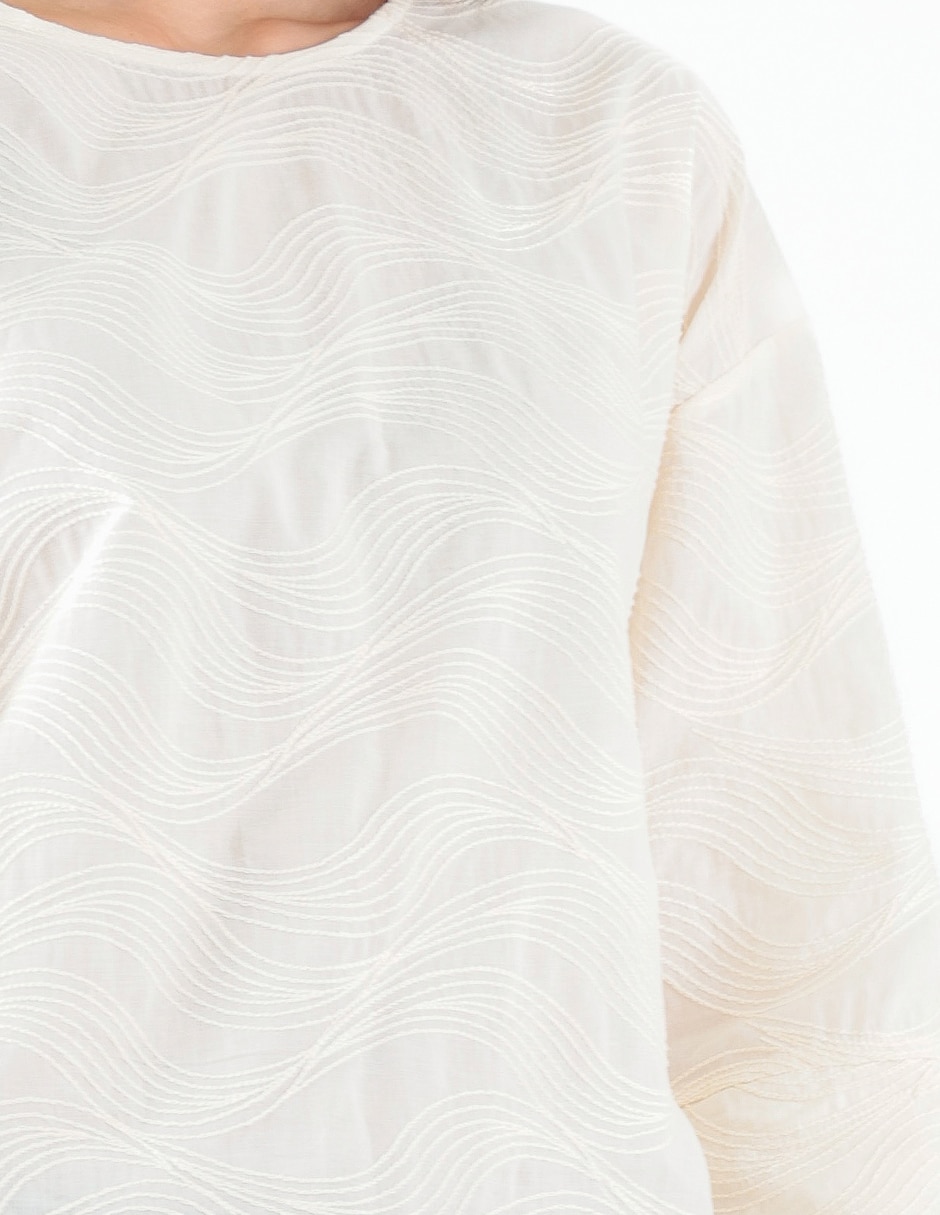 Blusa manga 3/4 para mujer 7