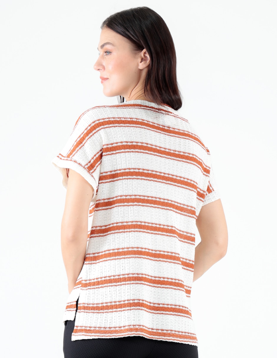 Blusa manga corta para mujer 5