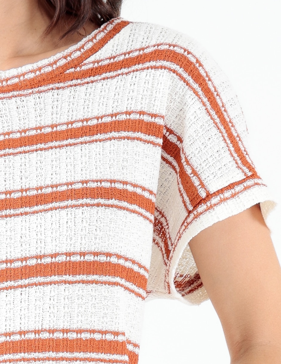 Blusa manga corta para mujer 7