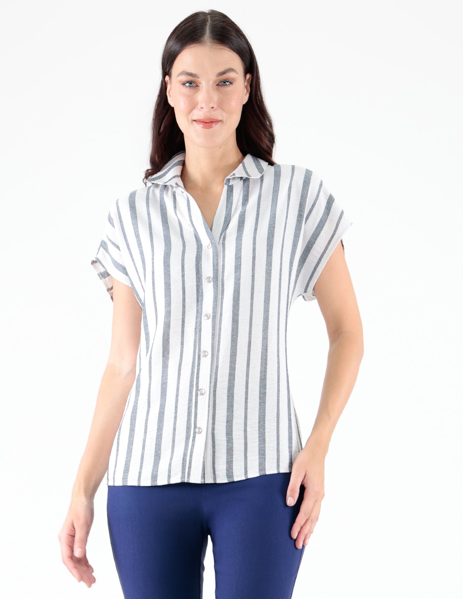 Blusa manga corta para mujer 1