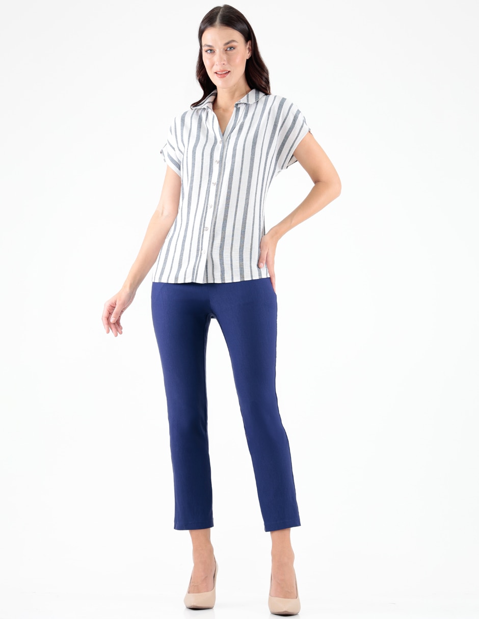 Blusa manga corta para mujer 6