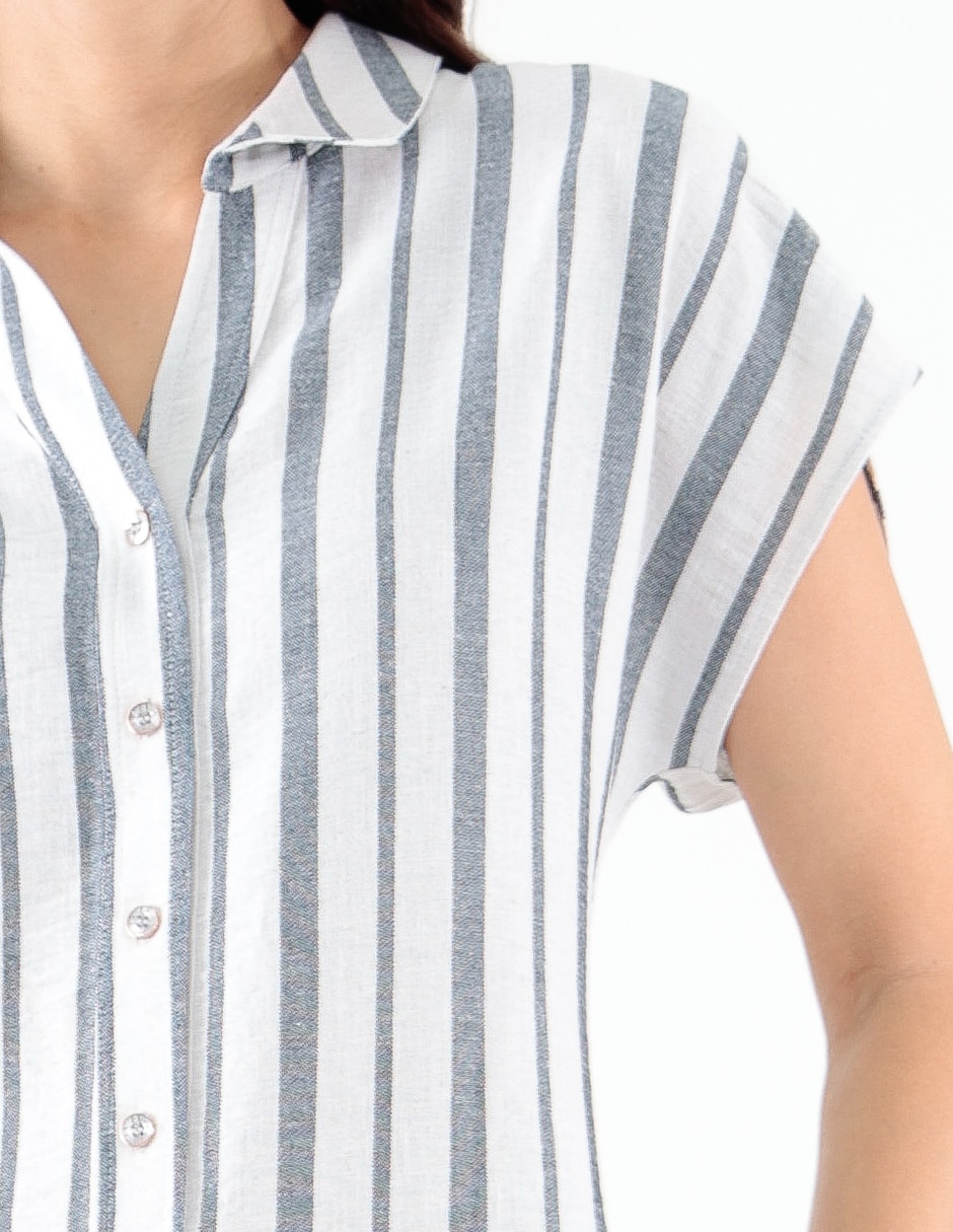 Blusa manga corta para mujer 7