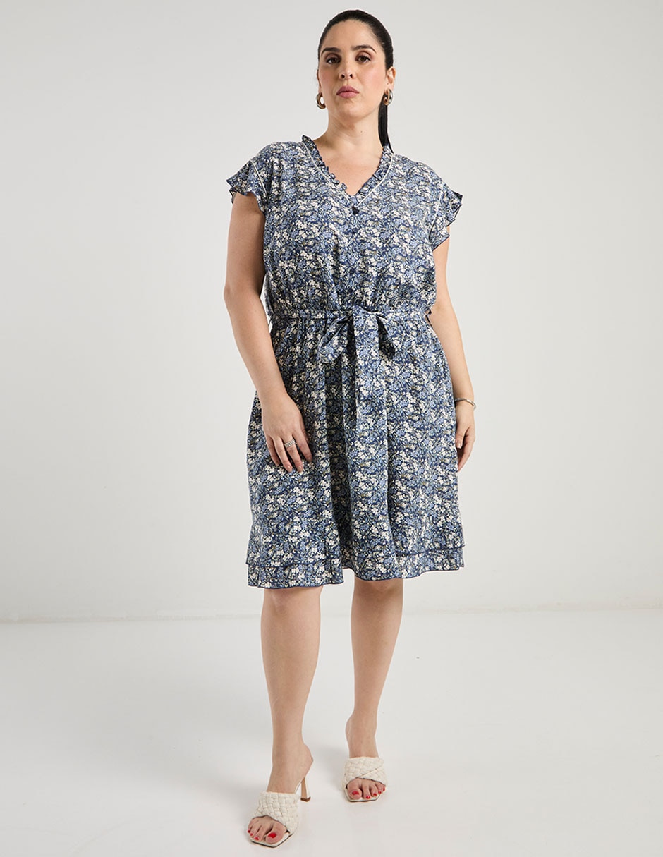 Vestido a la rodilla casual para mujer 2