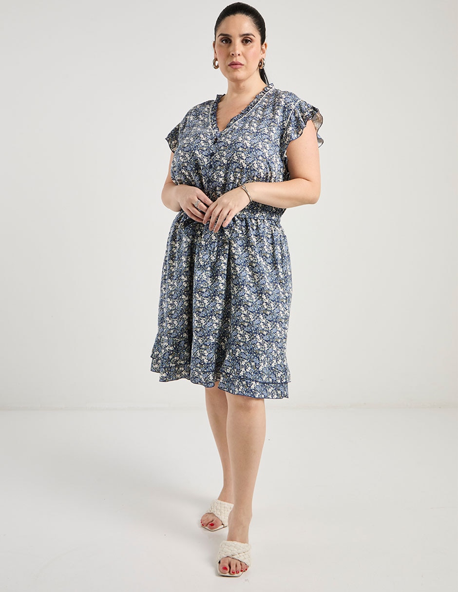 Vestido a la rodilla casual para mujer 3