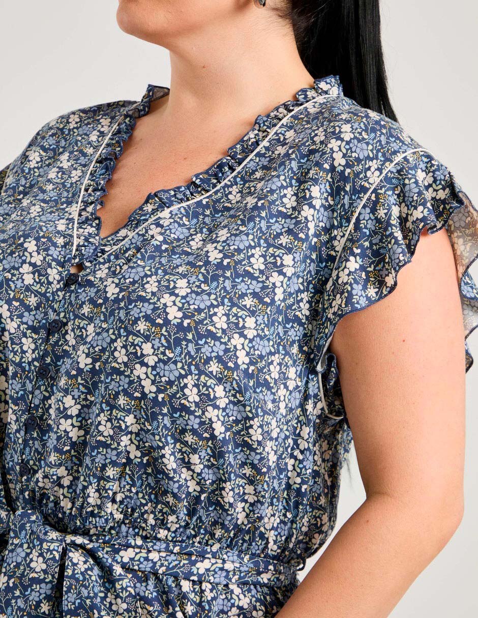 Vestido a la rodilla casual para mujer 4