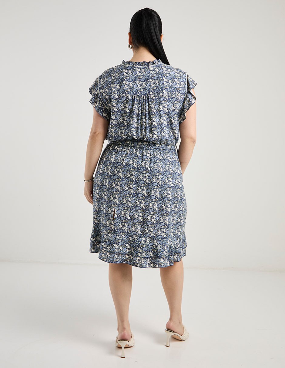 Vestido a la rodilla casual para mujer 6