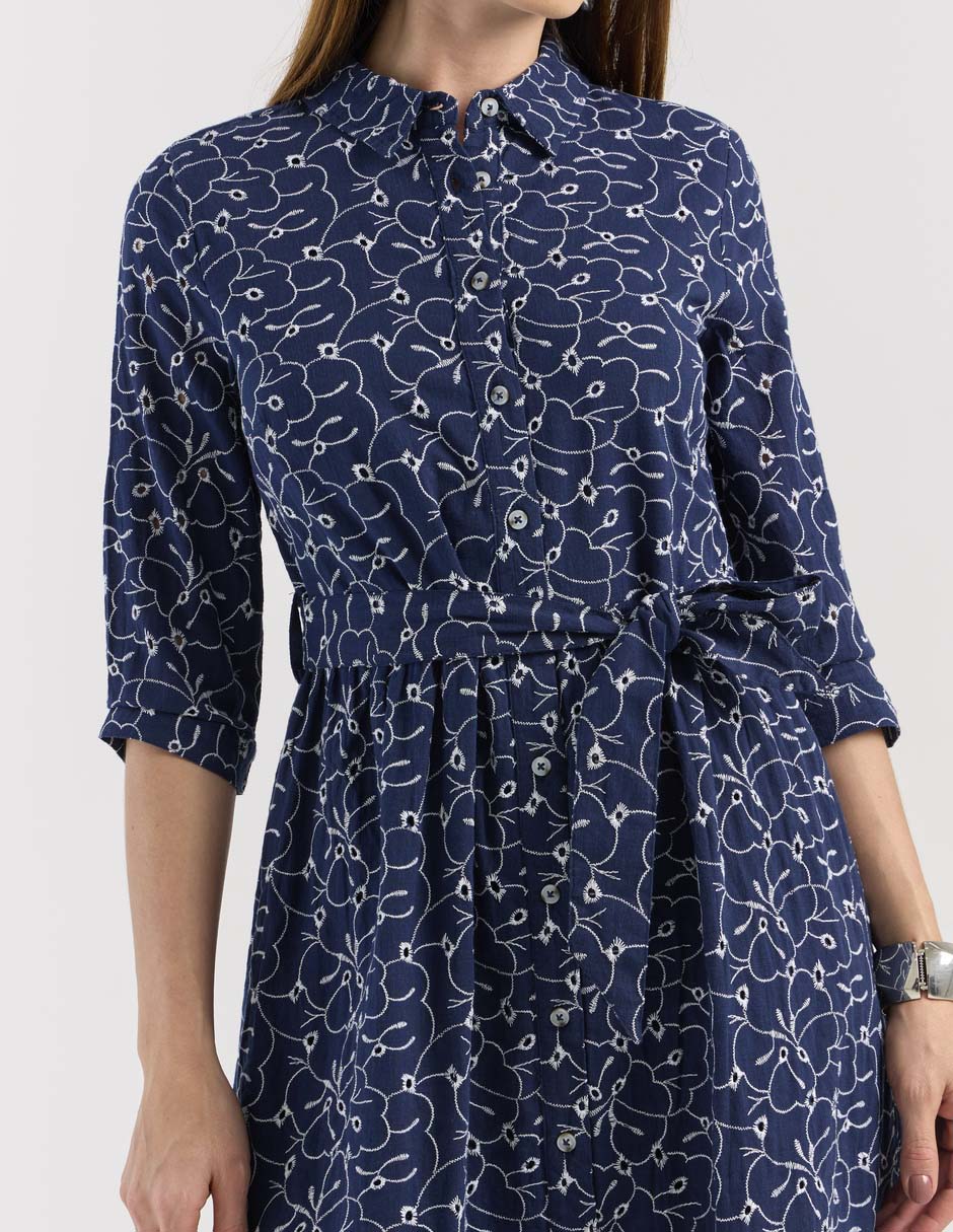 Vestido midi casual para mujer