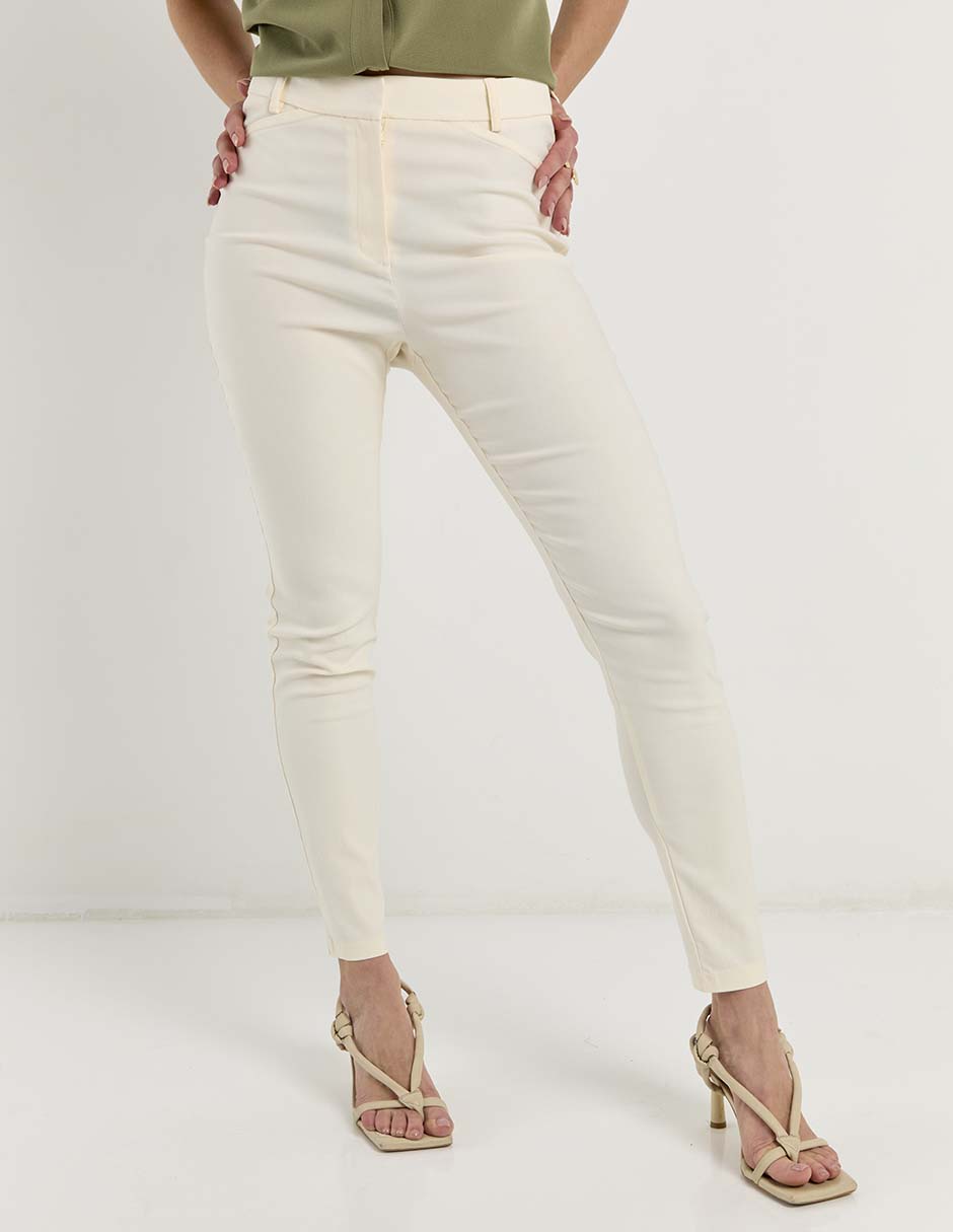 Pantalón capri skinny para mujer