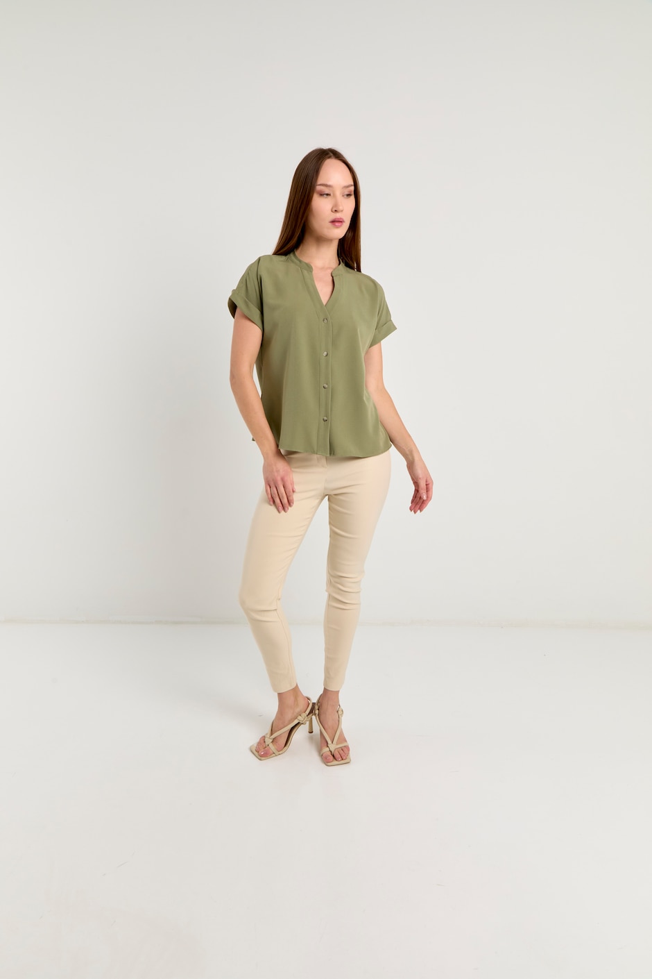 Pantalón capri skinny para mujer 3