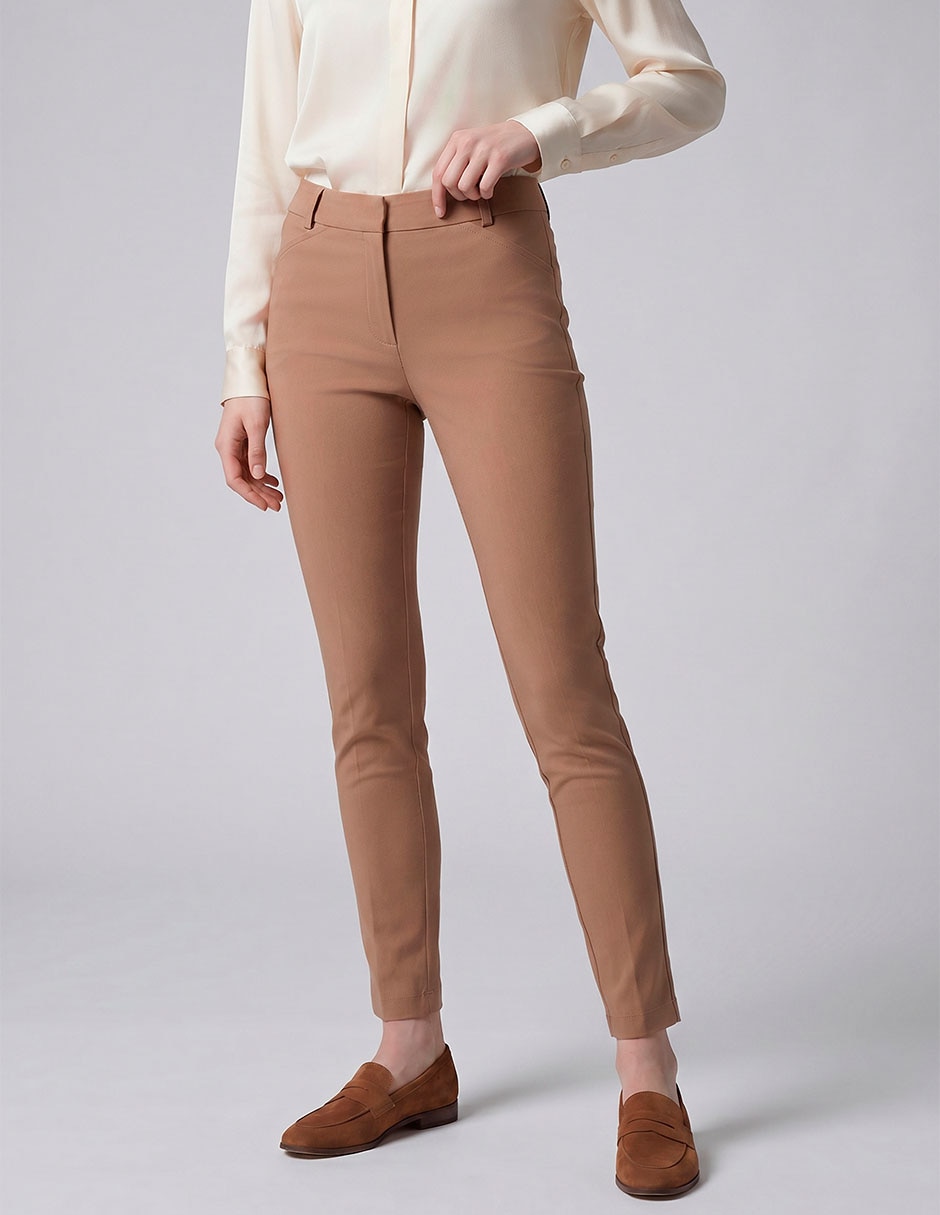 Pantalón capri skinny para mujer