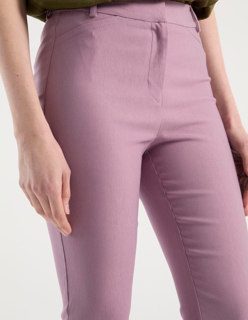 Pantalón capri Metropolis skinny para mujer