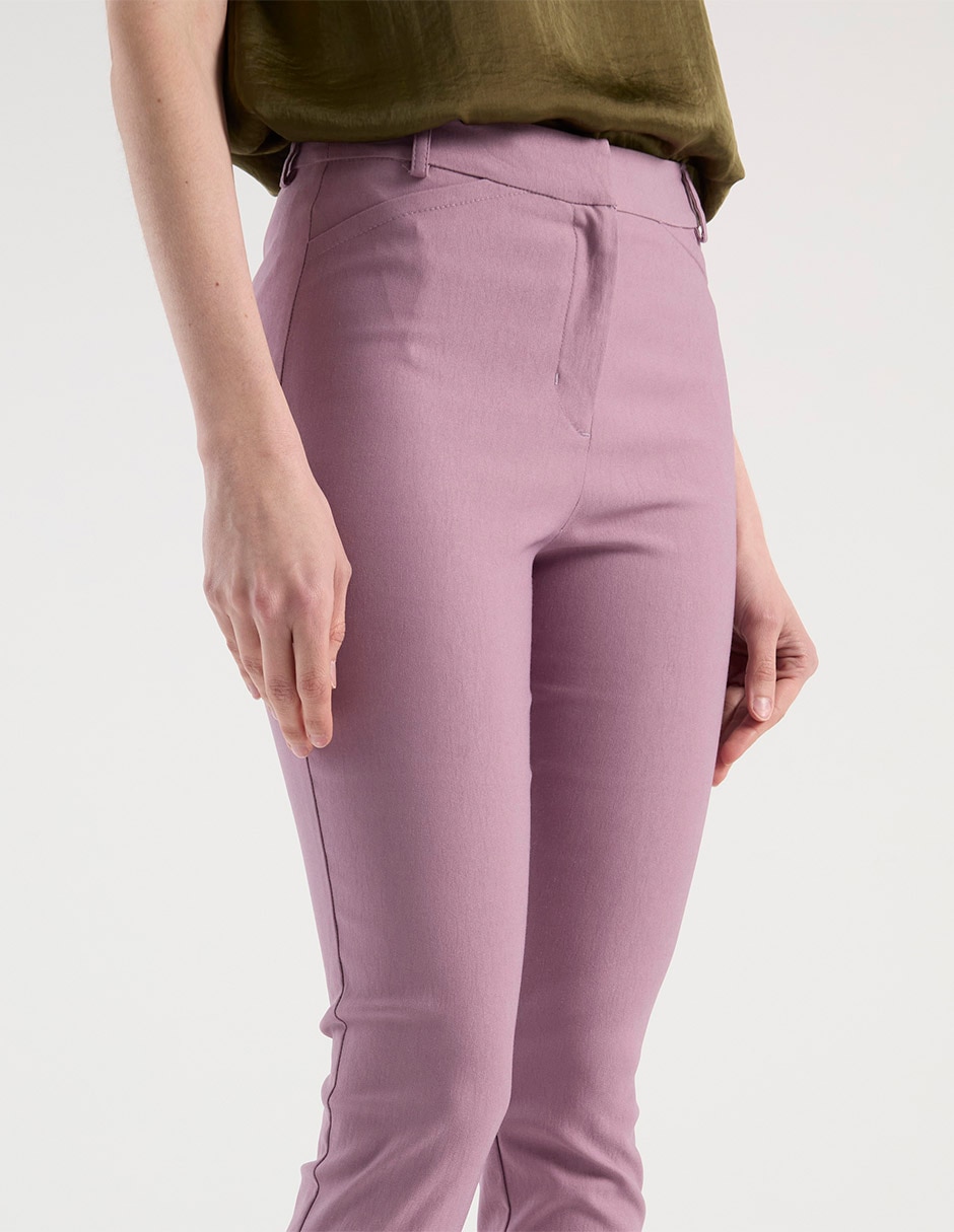 Pantalón capri Metropolis skinny para mujer