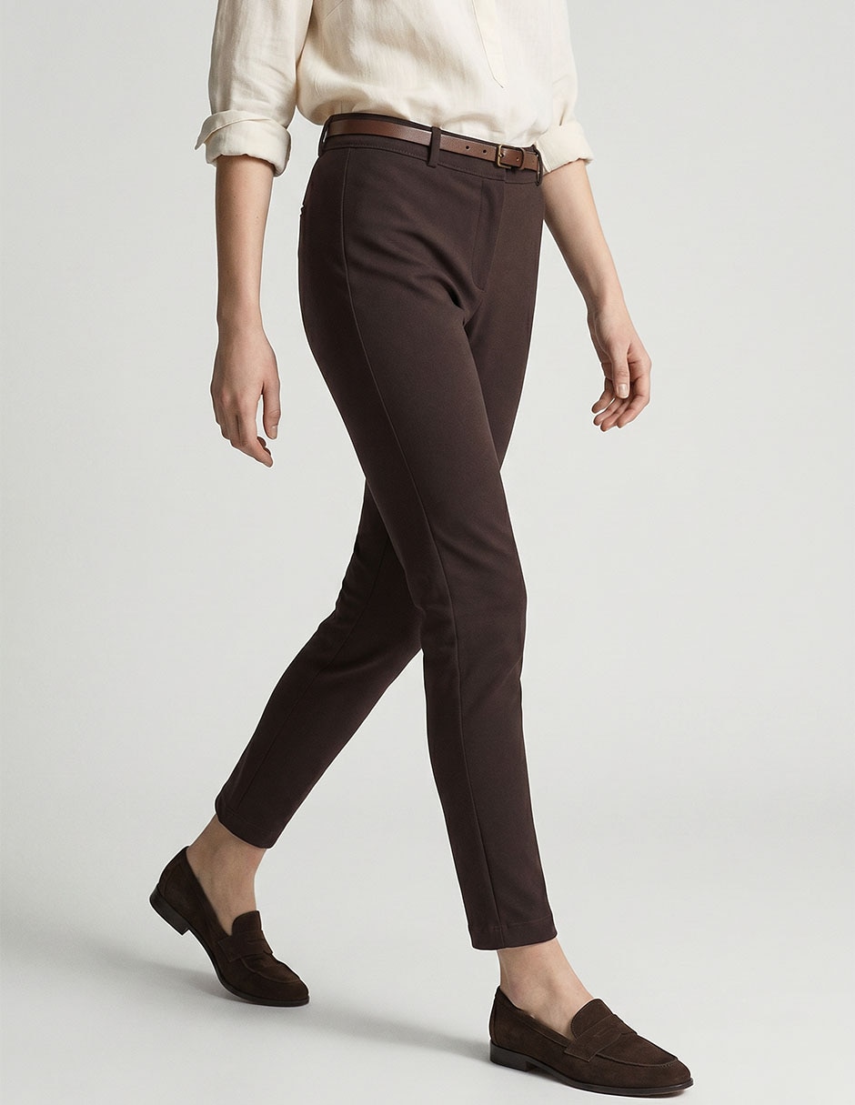 Pantalón capri skinny para mujer
