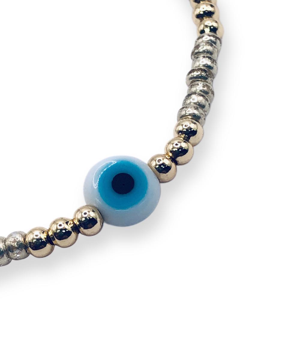 Pulsera acabado baño de oro 14 K 3