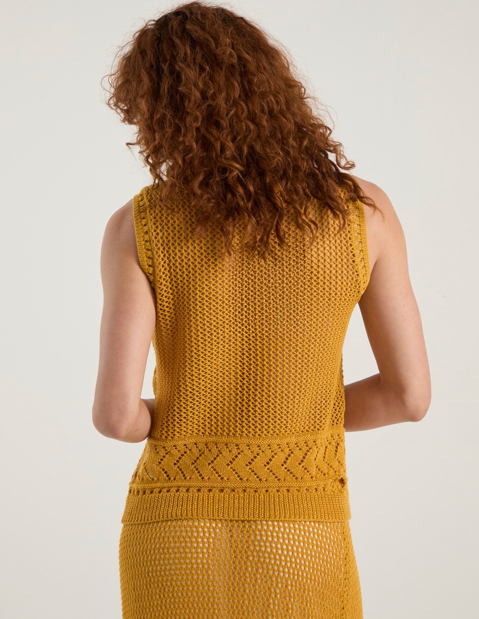 Blusa sin manga para mujer 6
