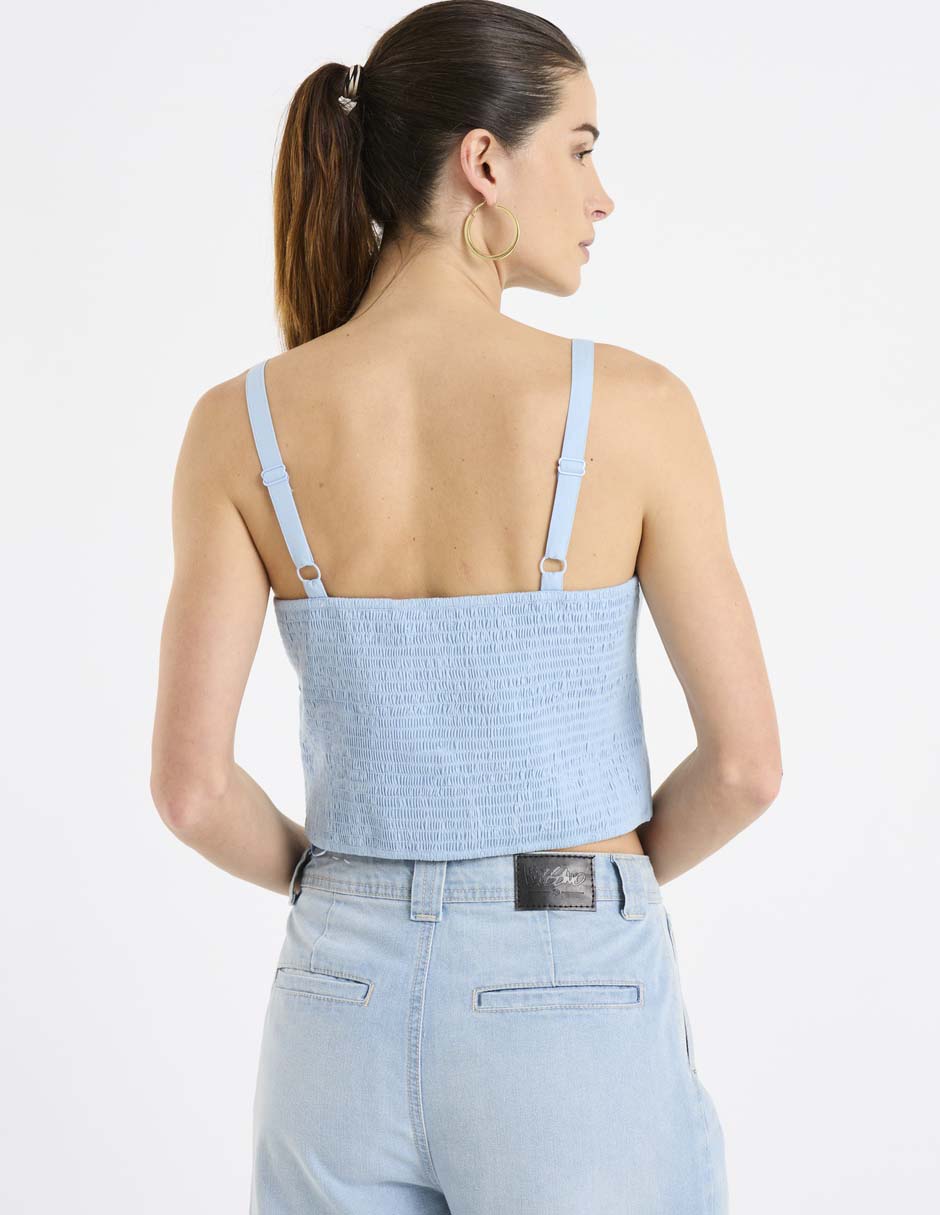 Top escote corazón tirante ajustable 4