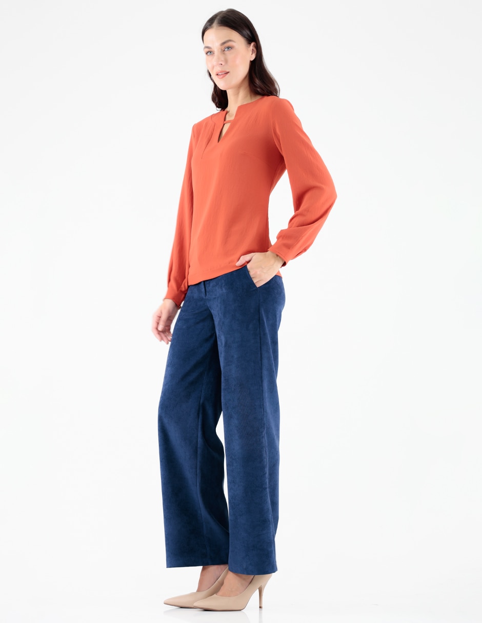 Blusa manga larga para mujer 6