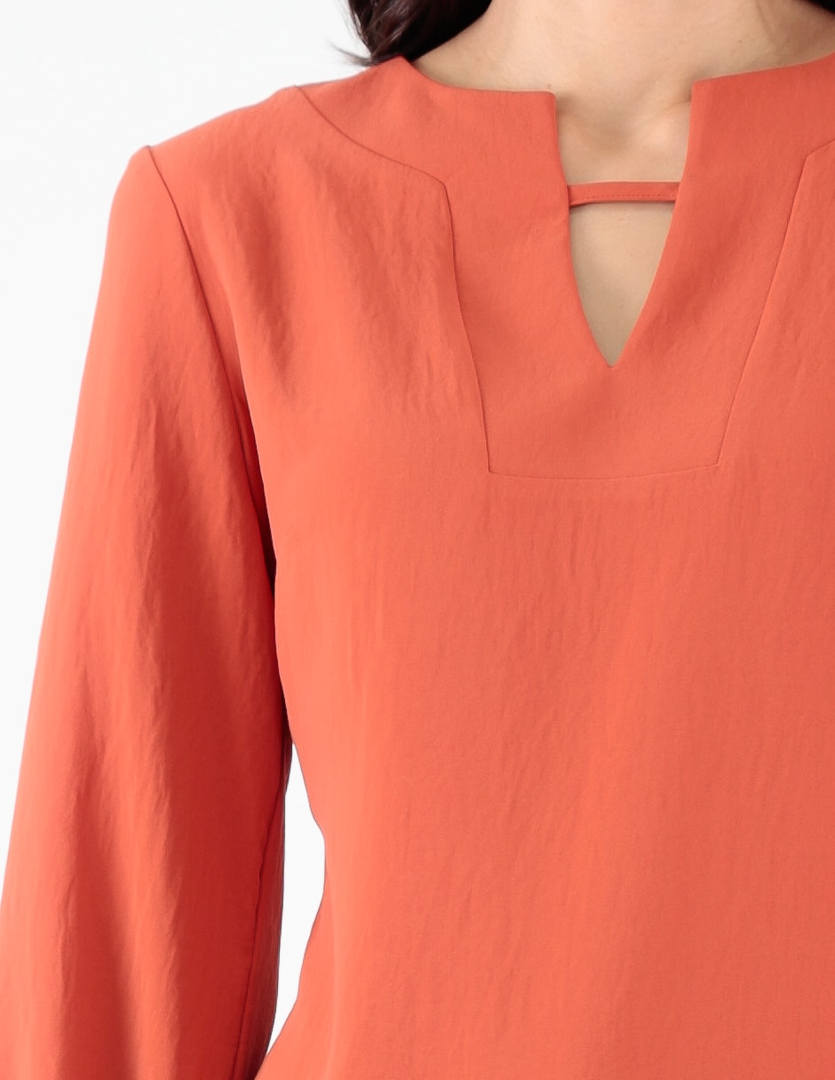 Blusa manga larga para mujer 7
