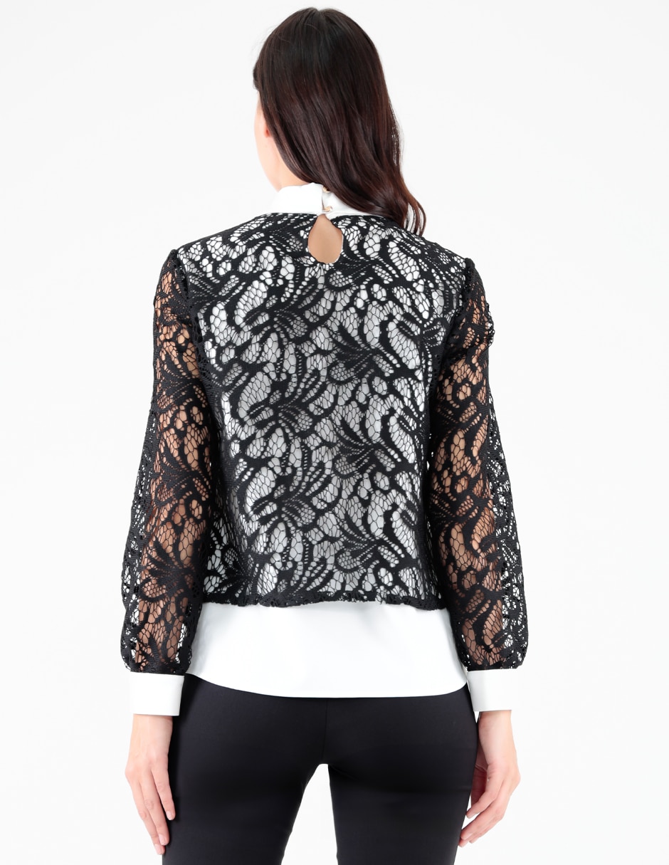 Blusa manga larga para mujer 5