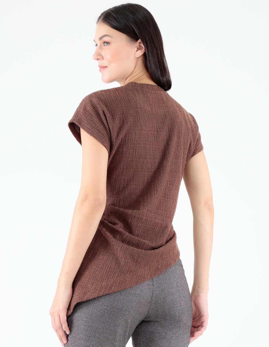 Blusa manga corta para mujer 5