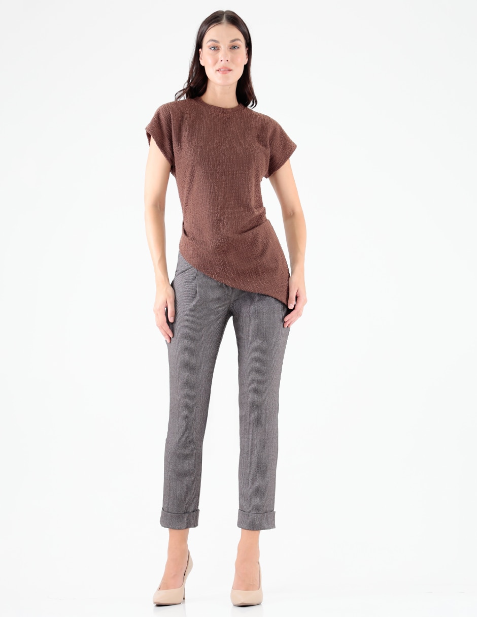 Blusa manga corta para mujer 6