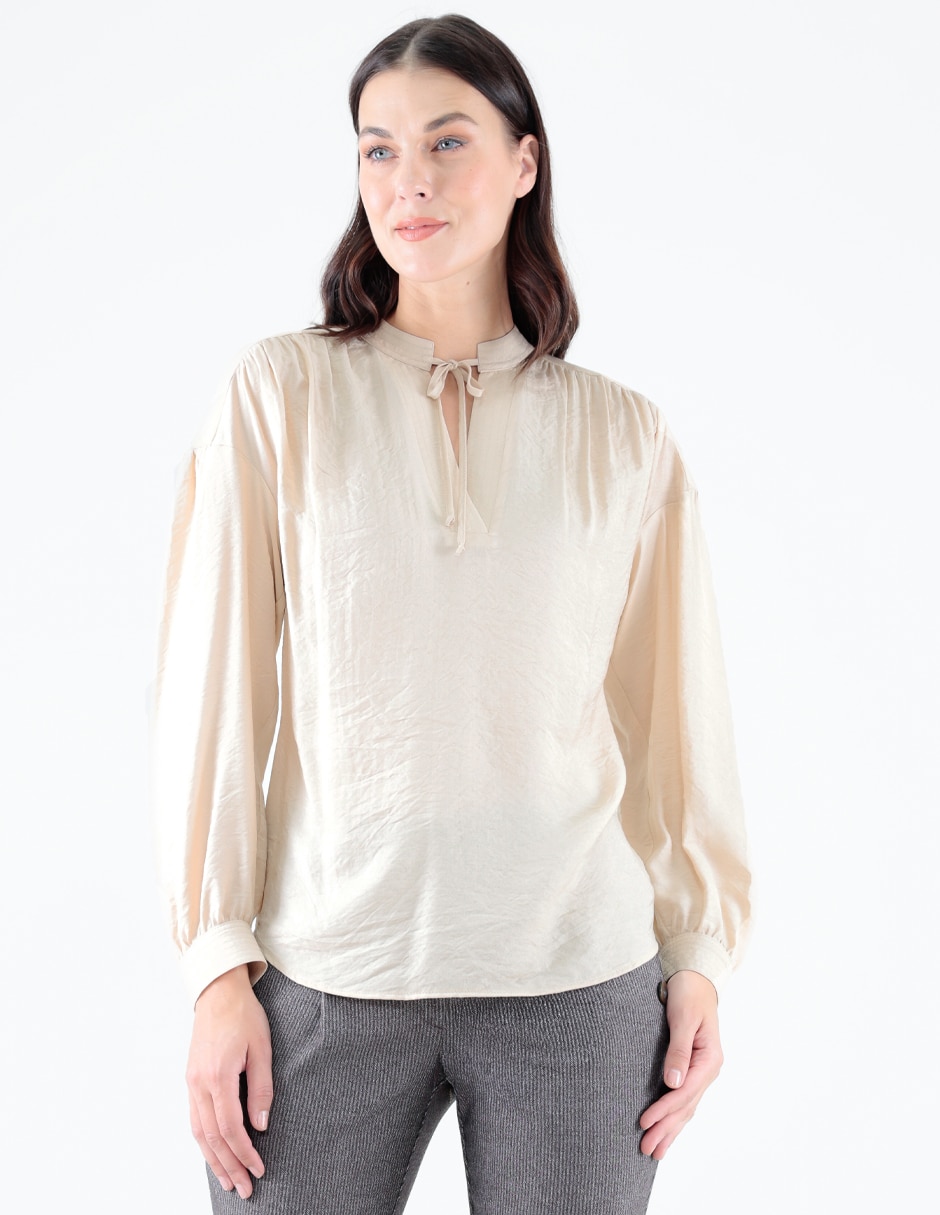 Blusa manga larga para mujer 1