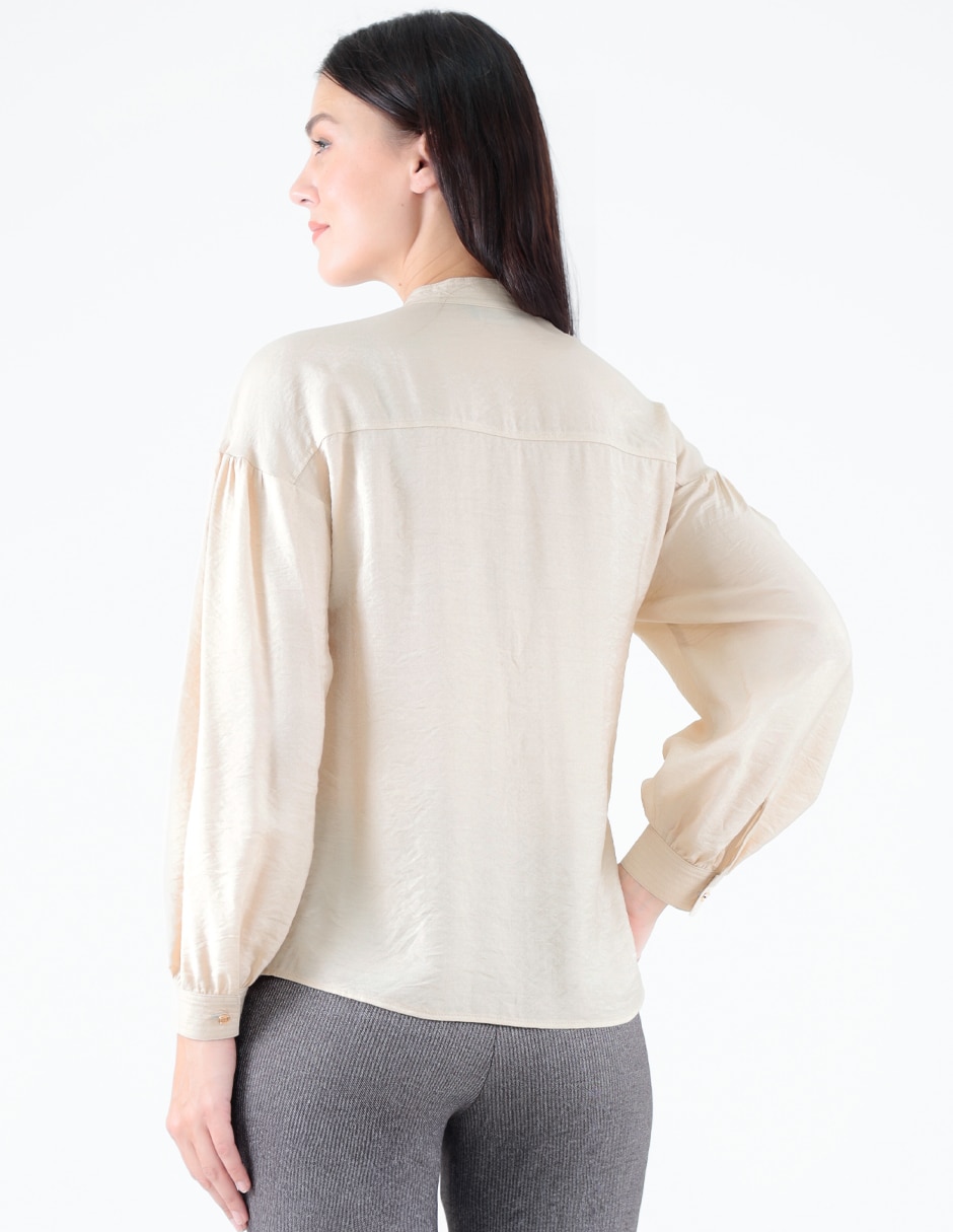 Blusa manga larga para mujer 5