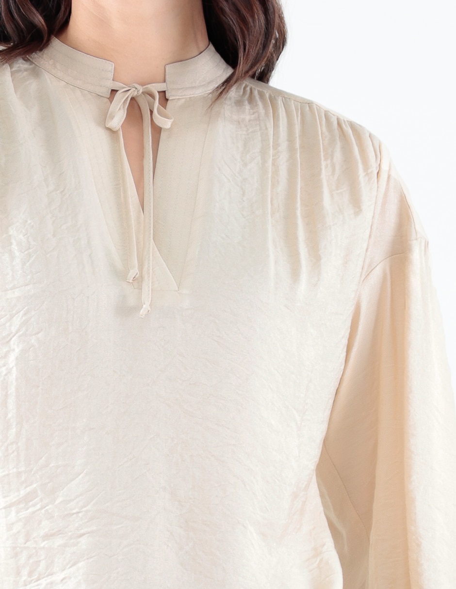 Blusa manga larga para mujer 7