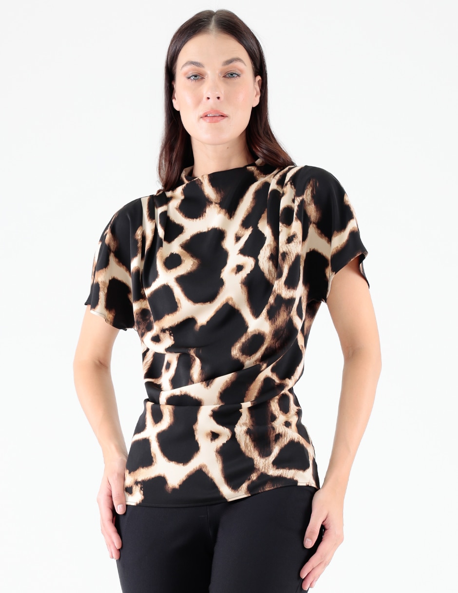 Blusa manga corta para mujer 1