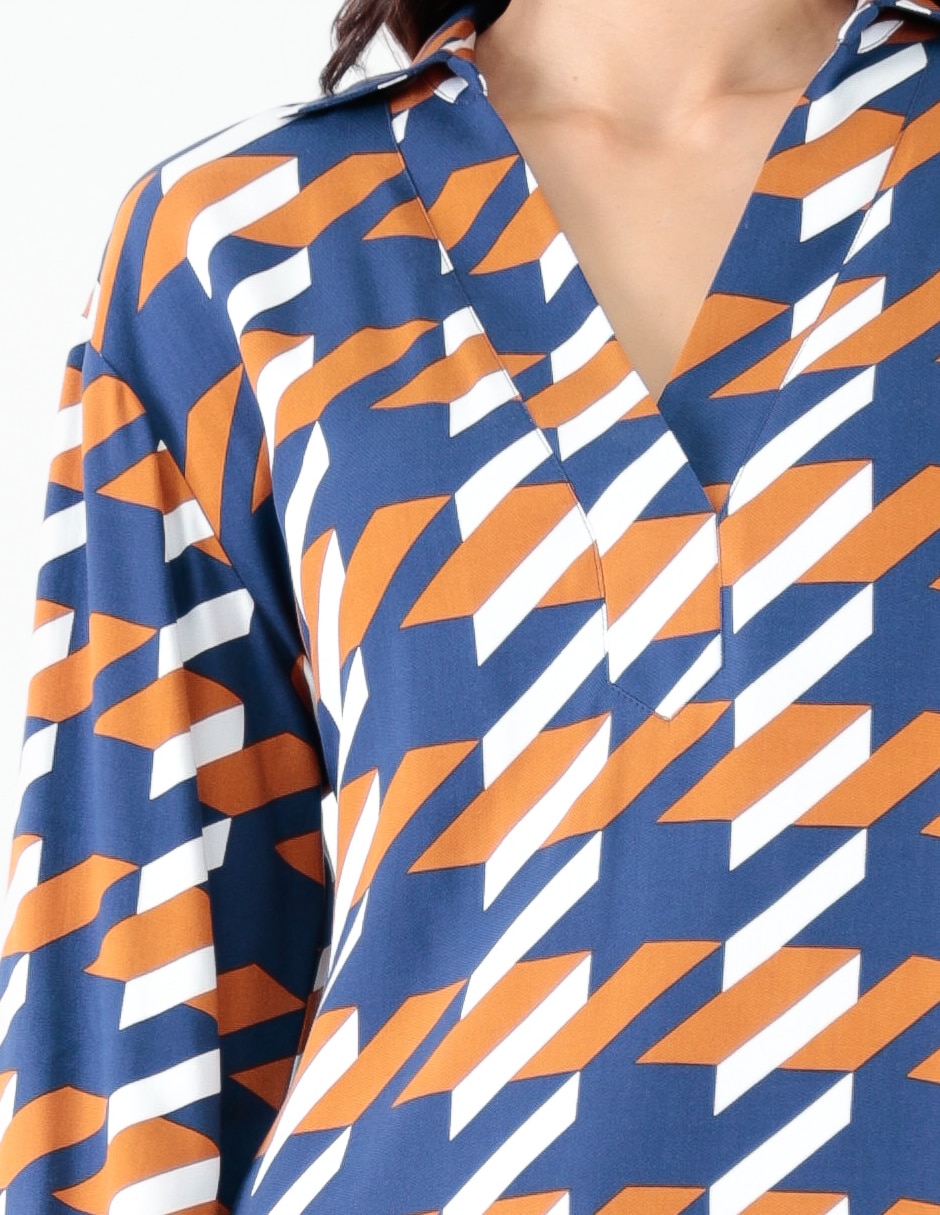 Blusa manga larga para mujer 7