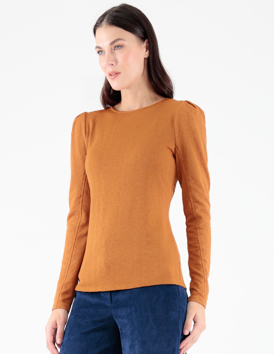 Blusa manga larga para mujer 1