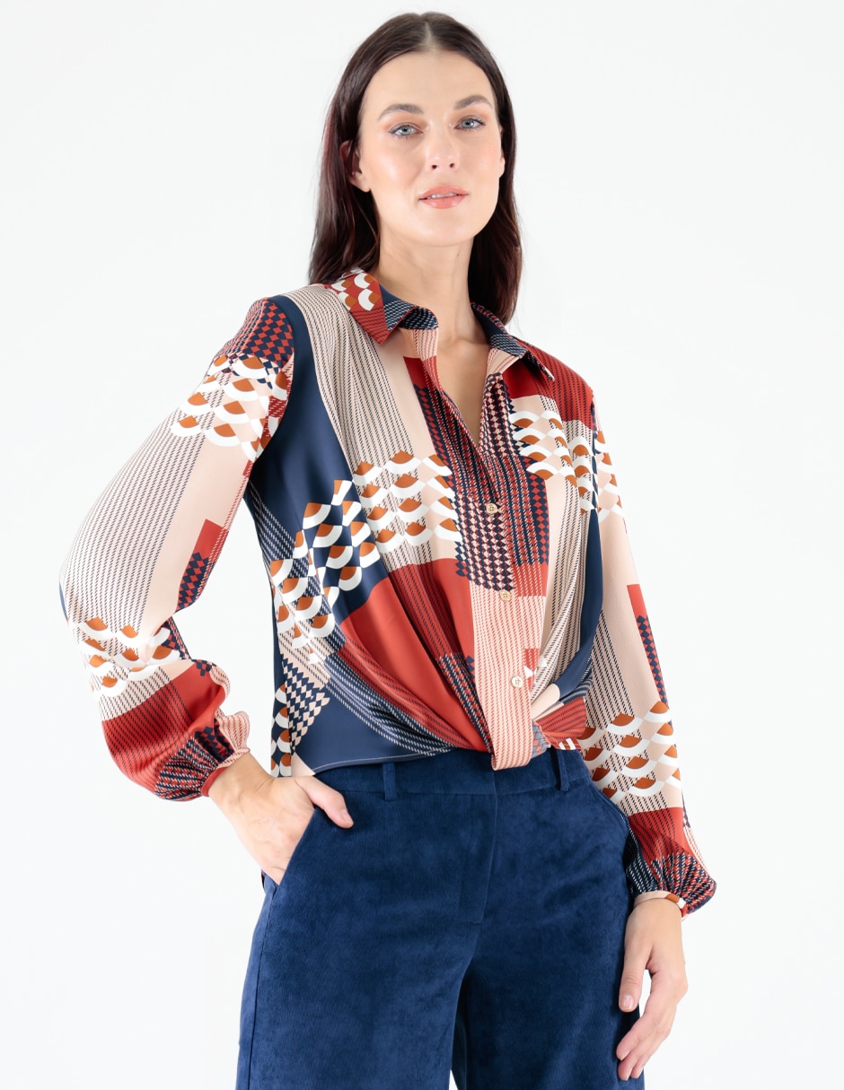 Blusa manga larga para mujer 1