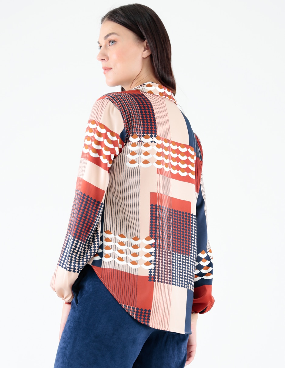 Blusa manga larga para mujer 5