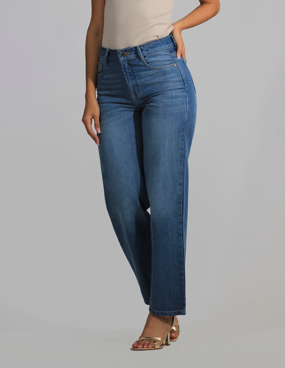 Jeans straight para mujer 6