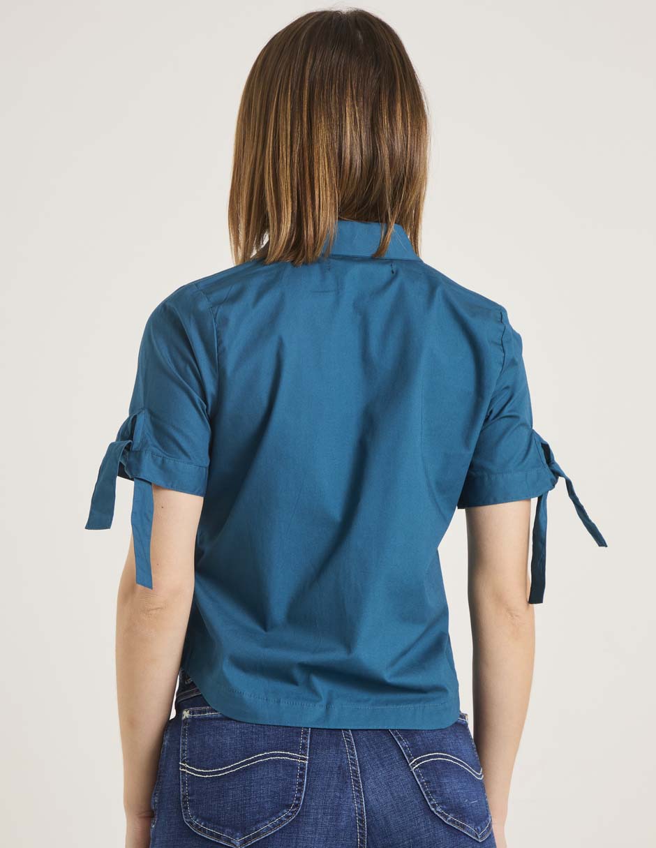 Blusa manga corta para mujer 5