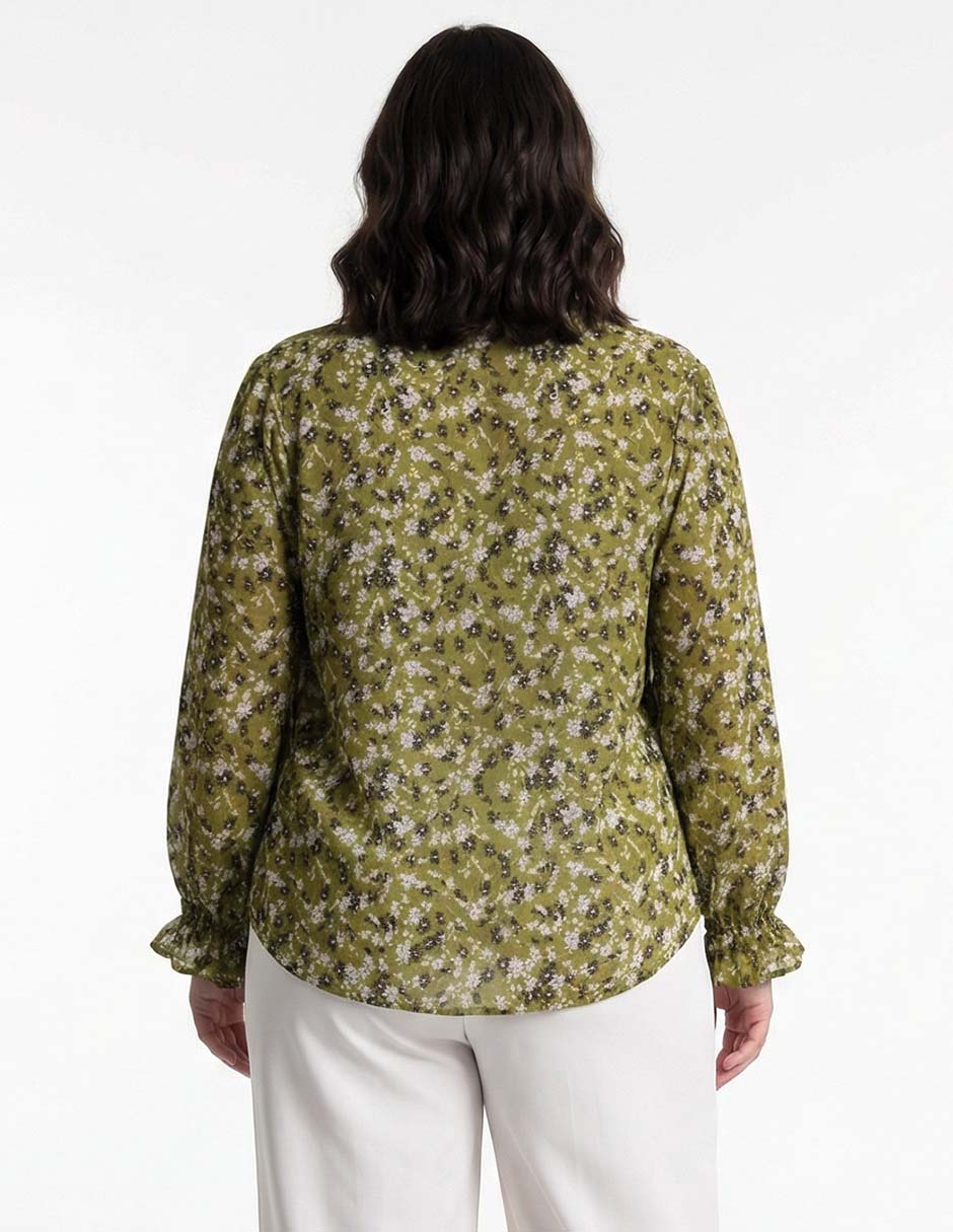 Blusa manga larga para mujer 6