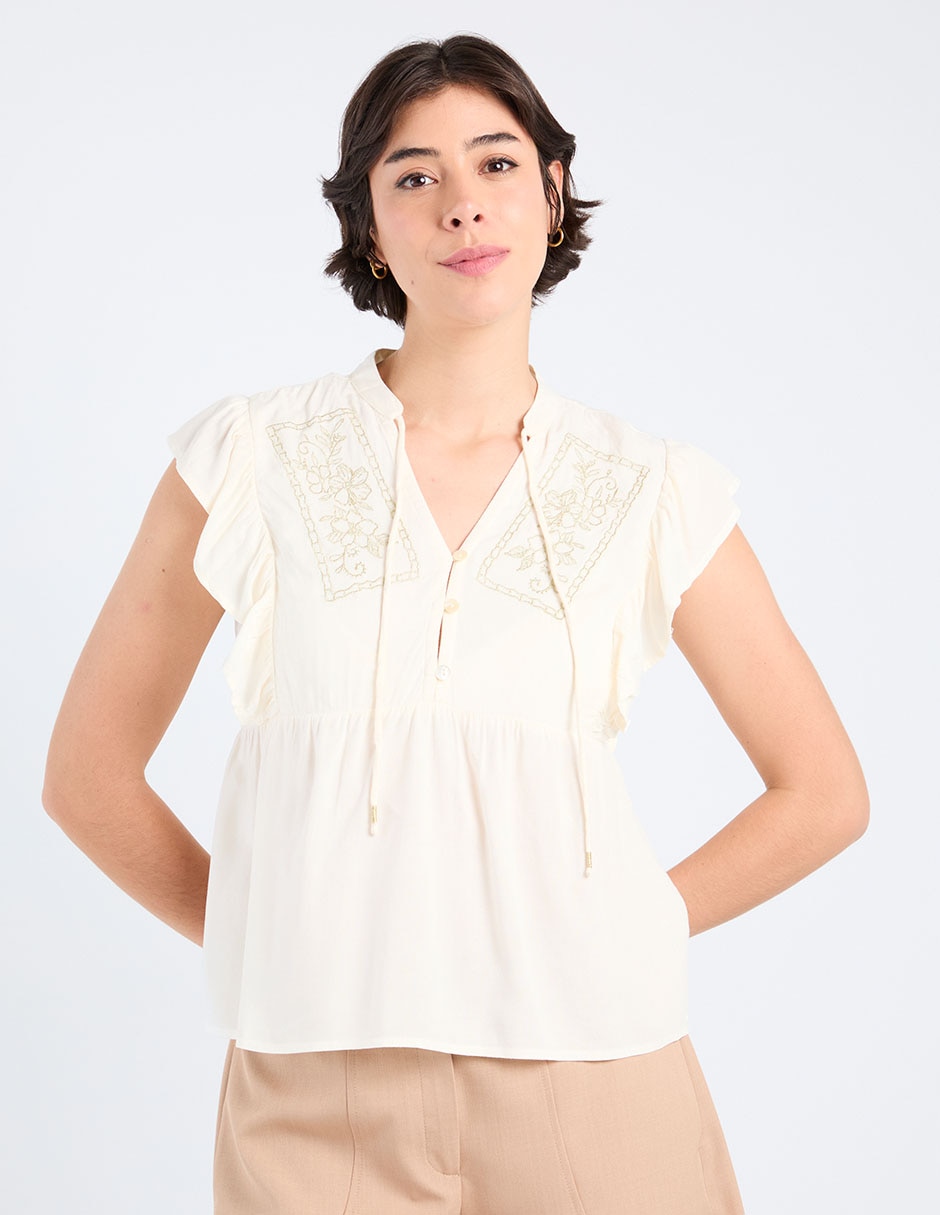 Blusa manga corta para mujer Blusa manga corta para mujer