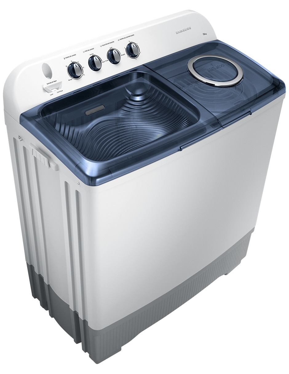 Lavadora Samsung 18 kg semiautomática carga superior wt18k5200mb/ax