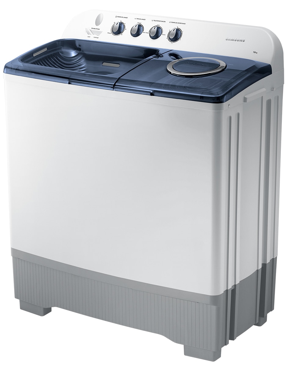 Lavadora Samsung 18 kg semiautomática carga superior wt18k5200mb/ax