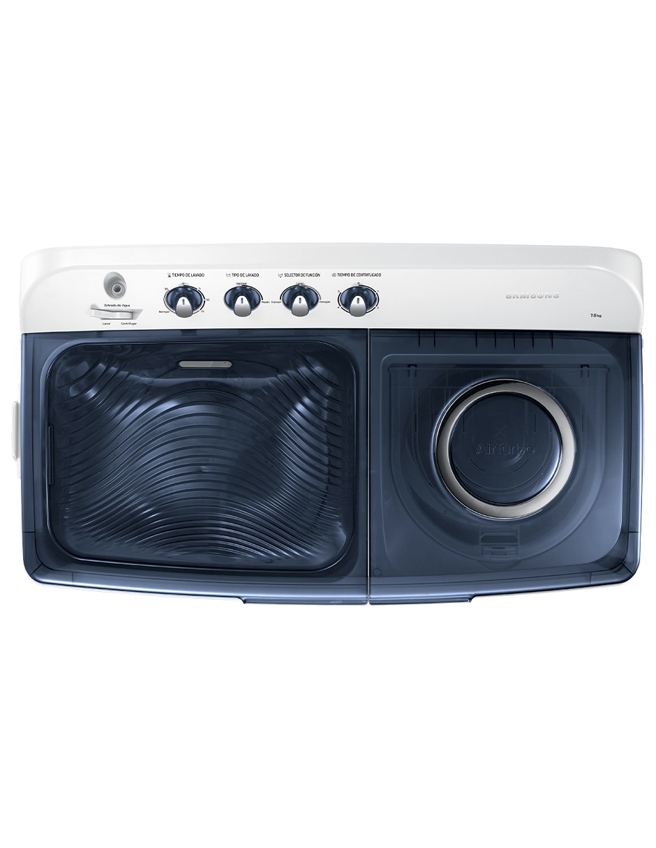 Lavadora Samsung 18 kg semiautomática carga superior wt18k5200mb/ax