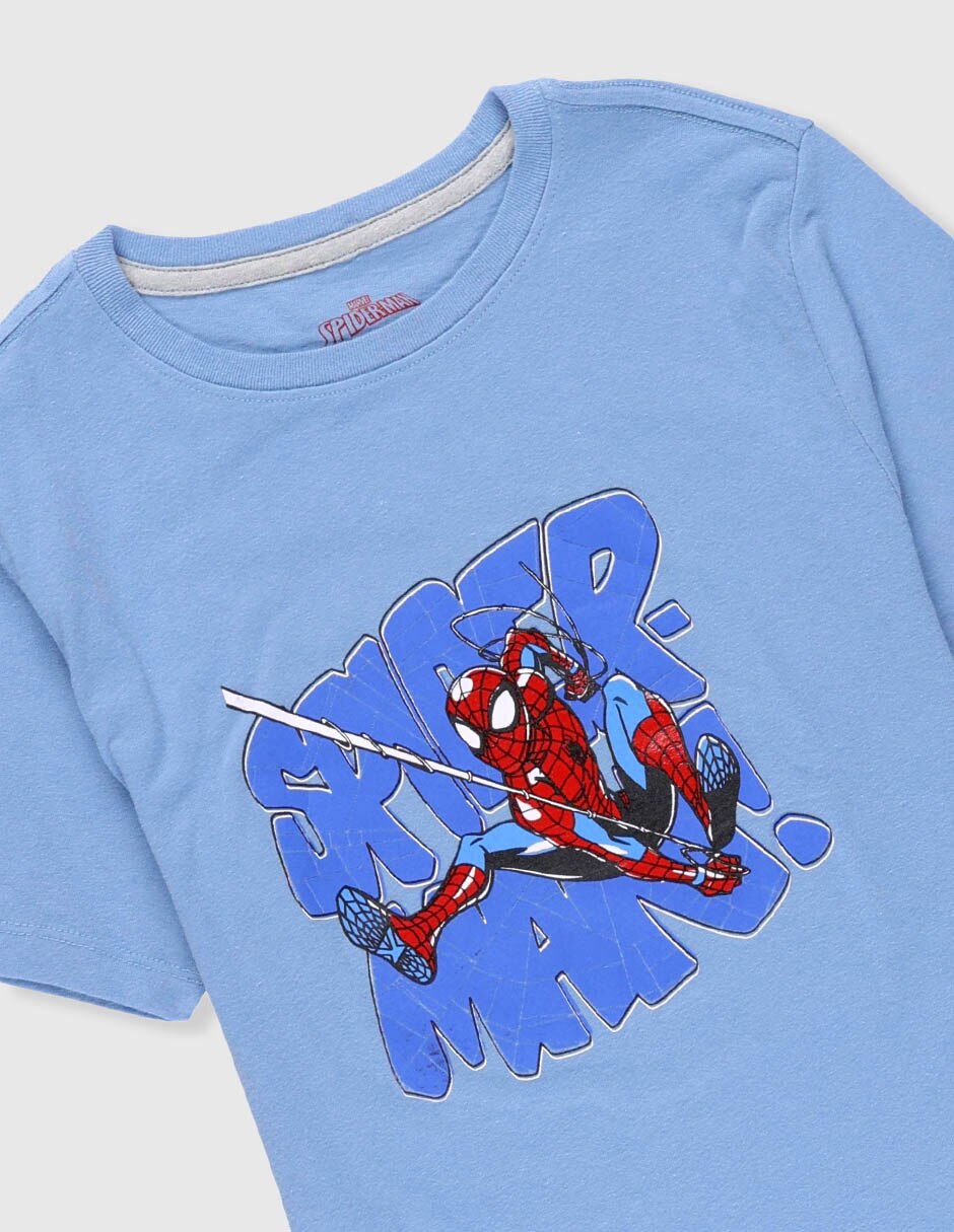 Playera Marvel Dtr Spider-Man manga corta para niño