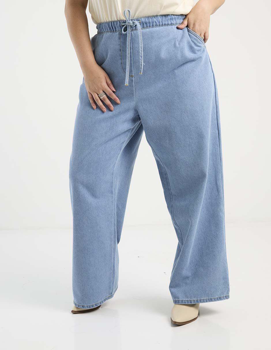 Jeans easy pant wide leg para mujer Jeans easy pant wide leg para mujer