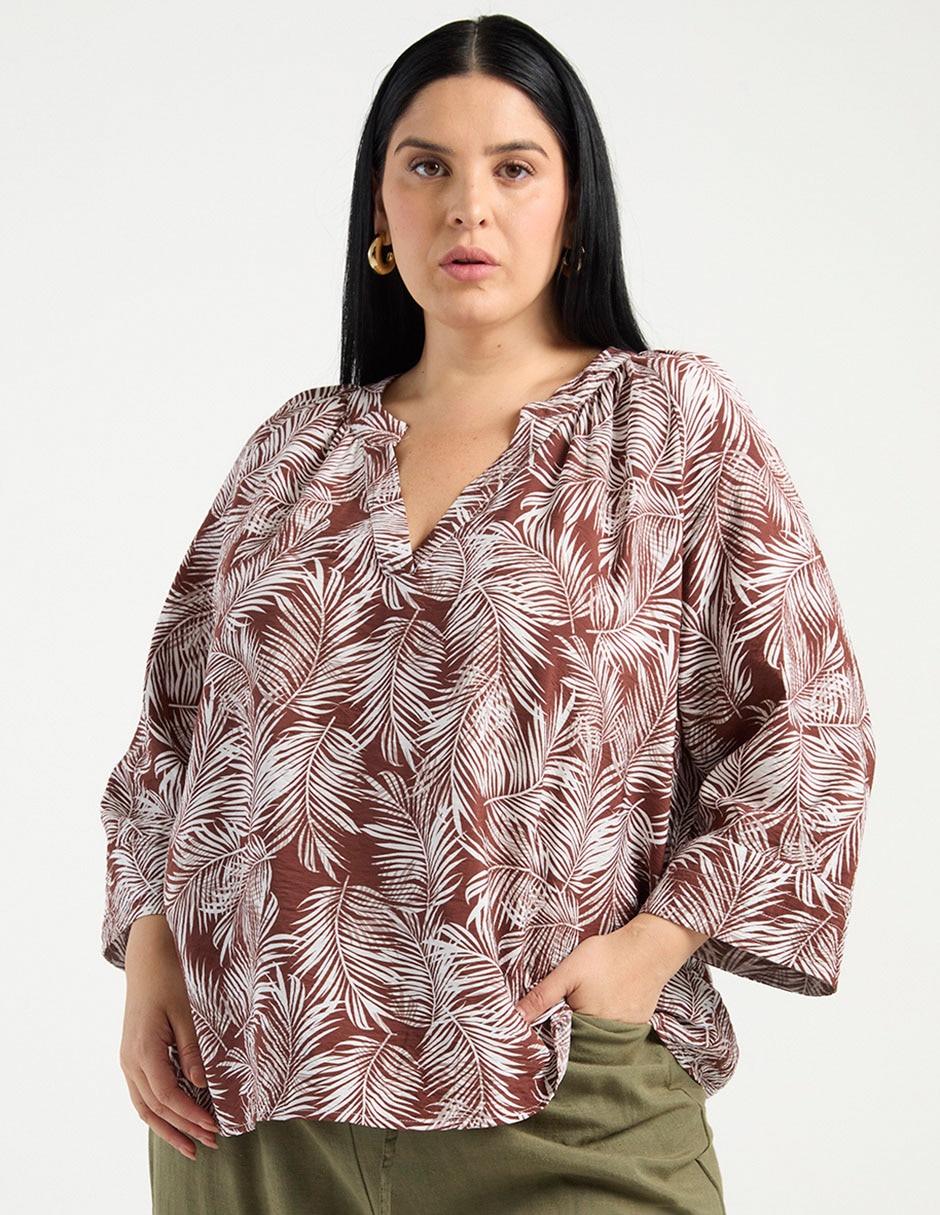 Blusa manga larga para mujer 1