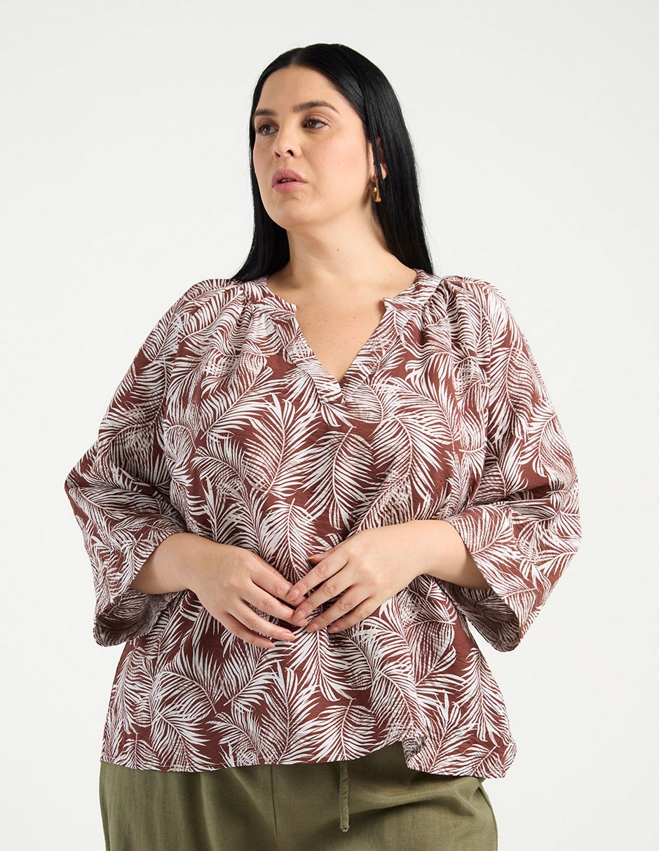 Blusa manga larga para mujer 7