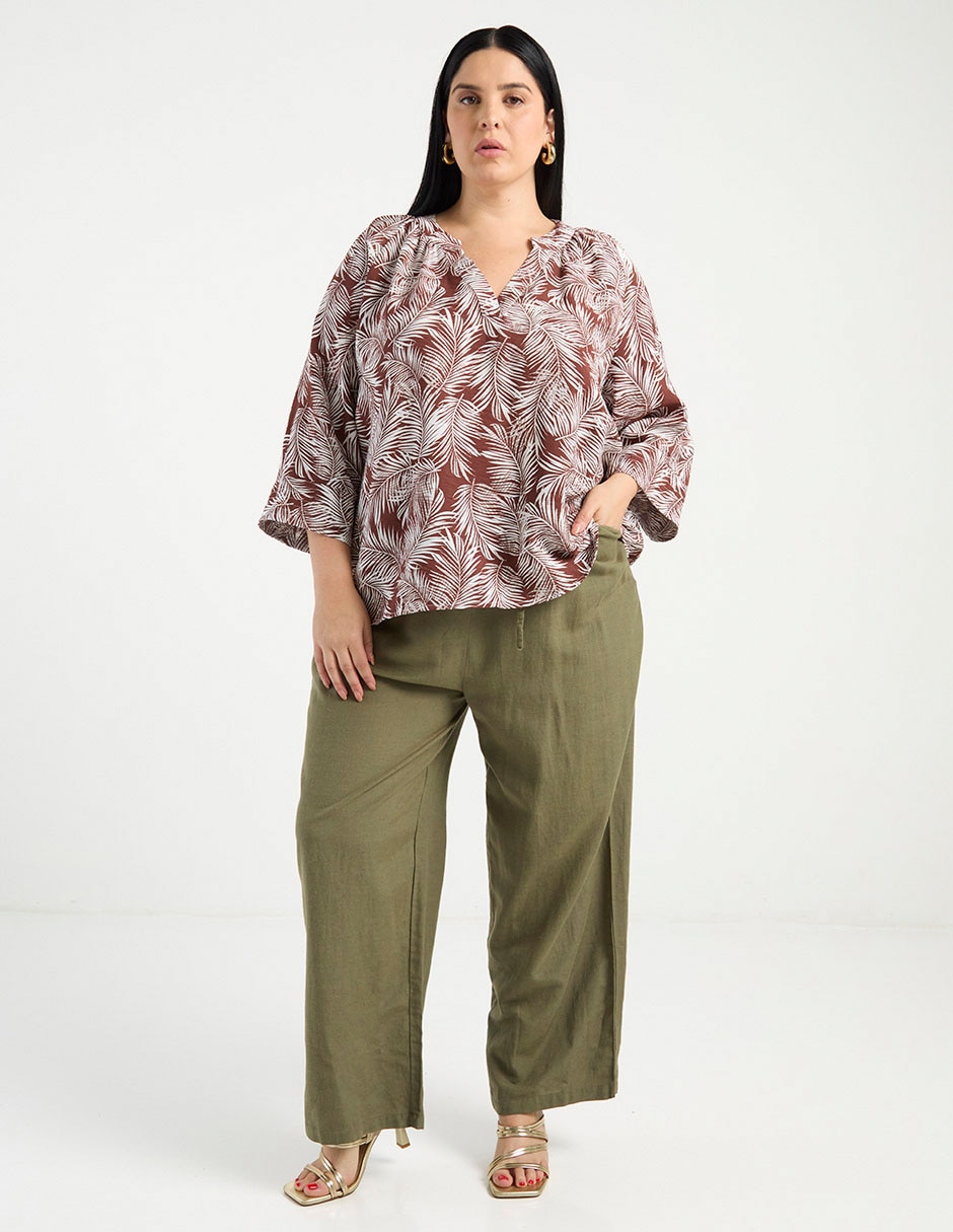 Blusa manga larga para mujer 8