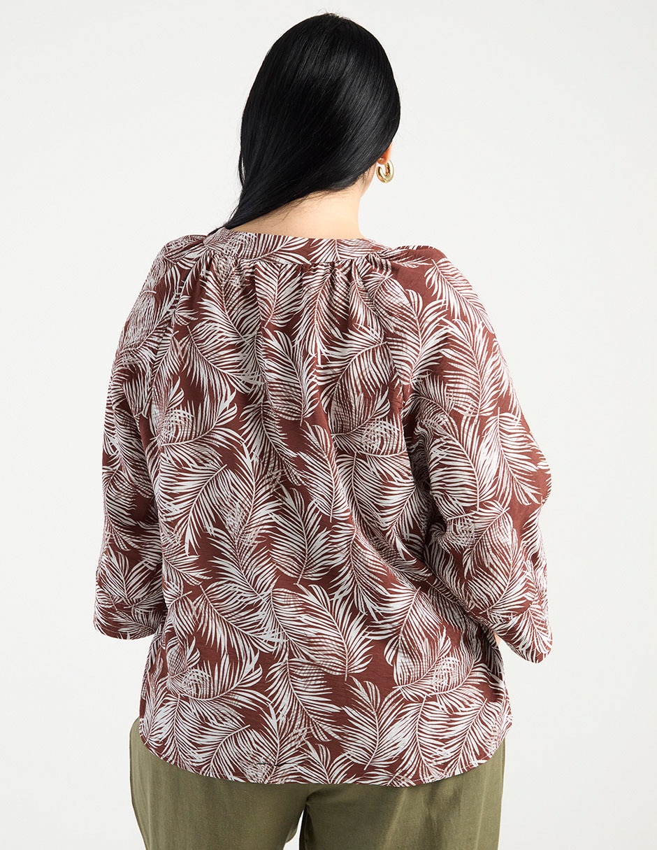 Blusa manga larga para mujer 11
