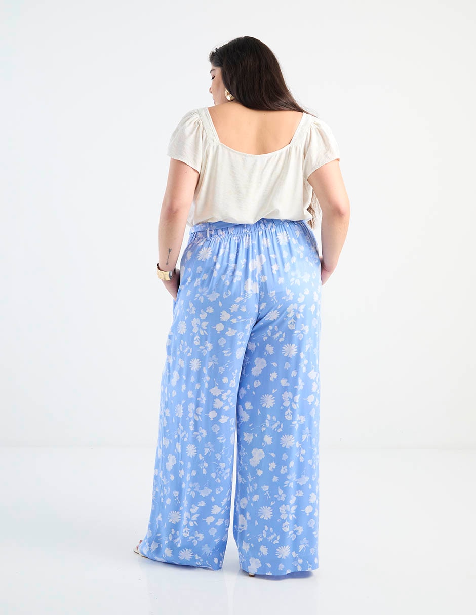 Pantalón amplio para mujer 4