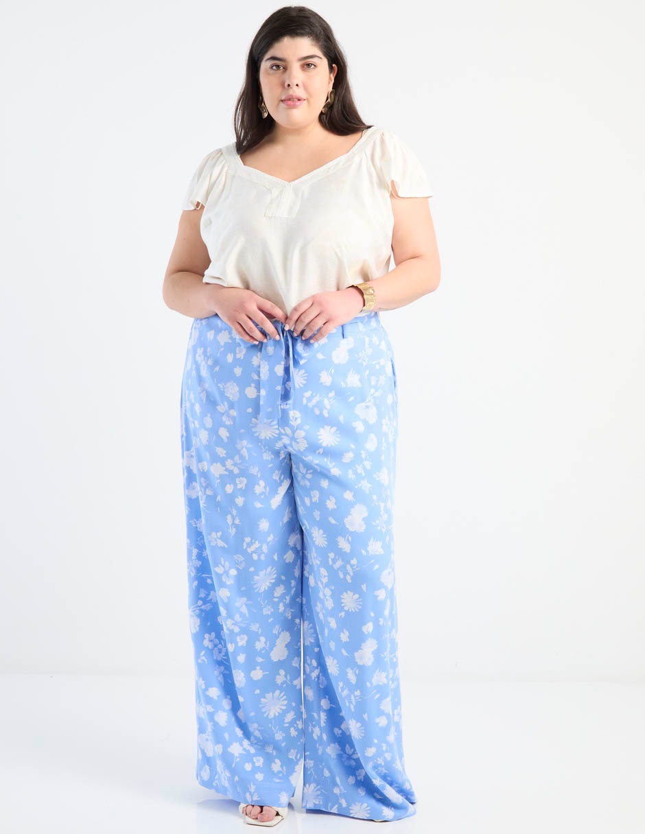 Pantalón amplio para mujer 3