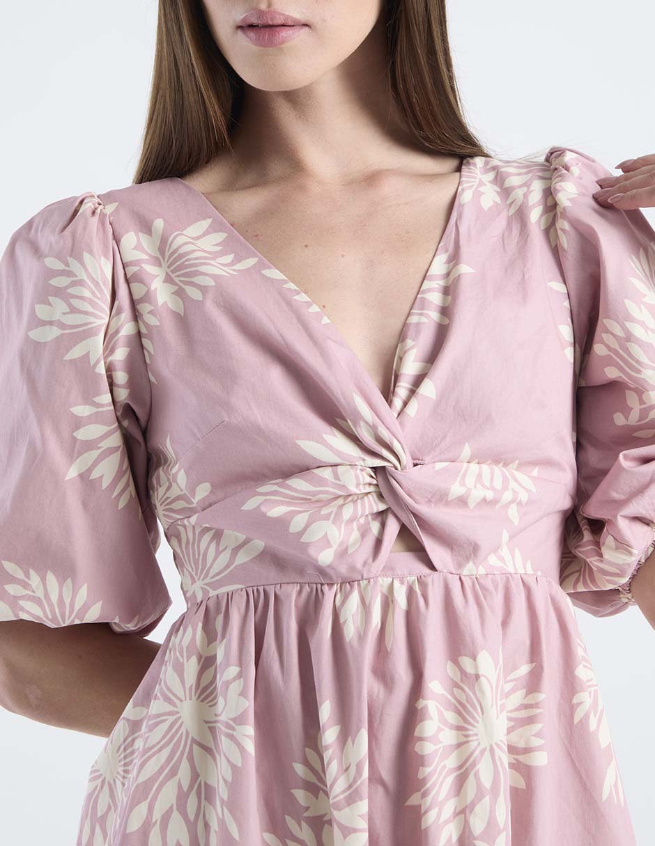 Vestido crop casual para mujer