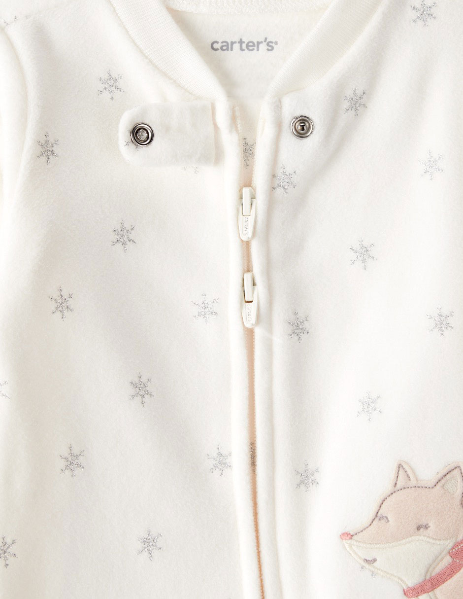 Mameluco de polar fleece para bebé niña 2